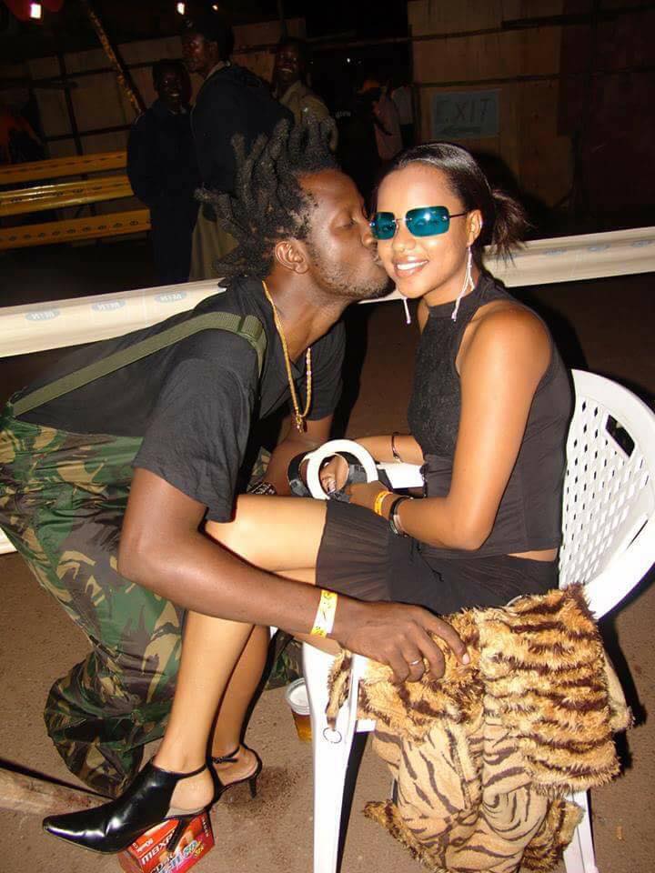 Bebe Cool with Zuena in early 2000s