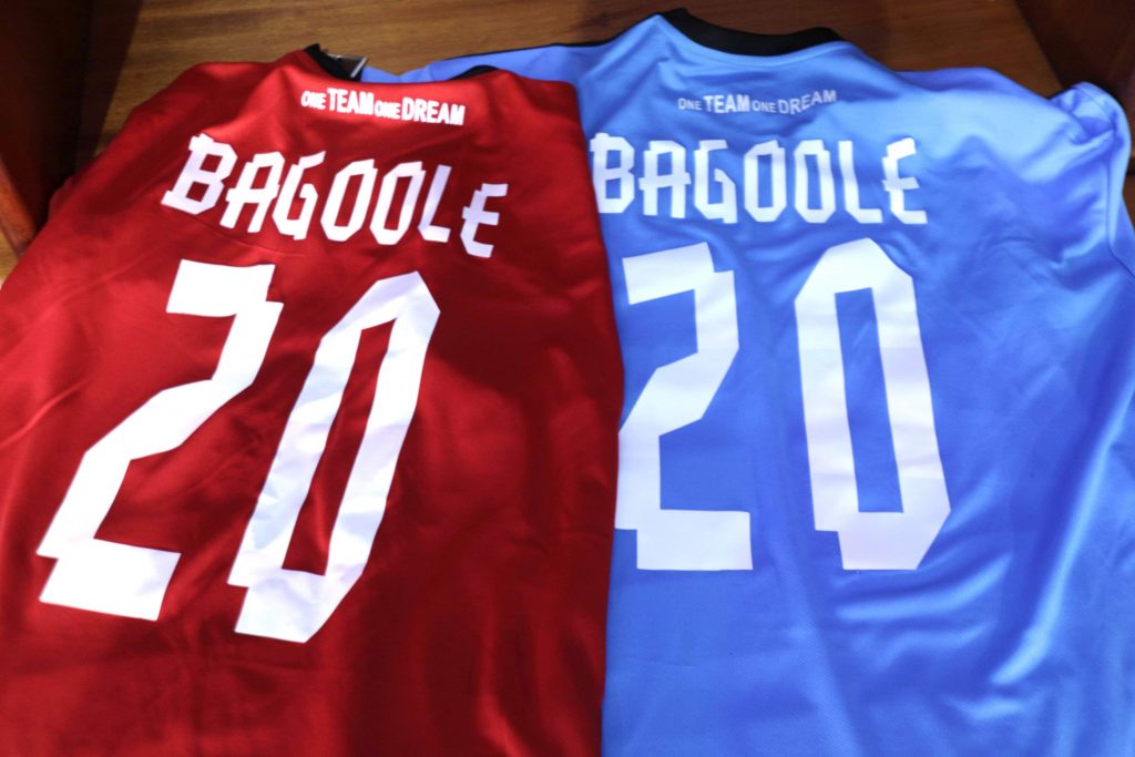 David Bagoole will wear shirt No.20