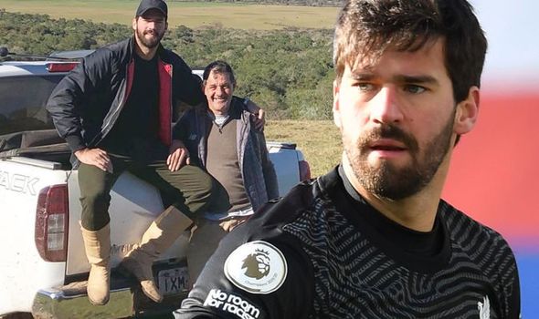 alisson becker with his father