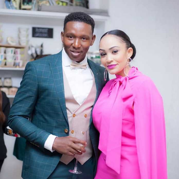 Zari with her manager Galston Anthony