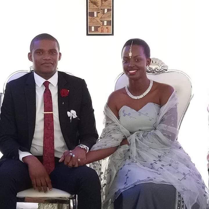 Andrew Kabuura and wife, Flavia Tumusiime