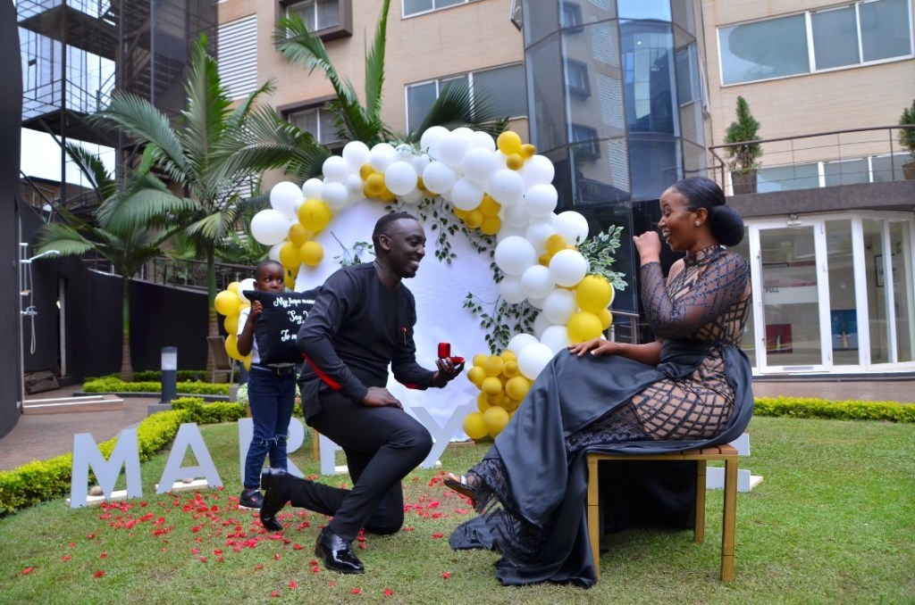 Ronnie Mcvex proposing to Mbabazi Patience