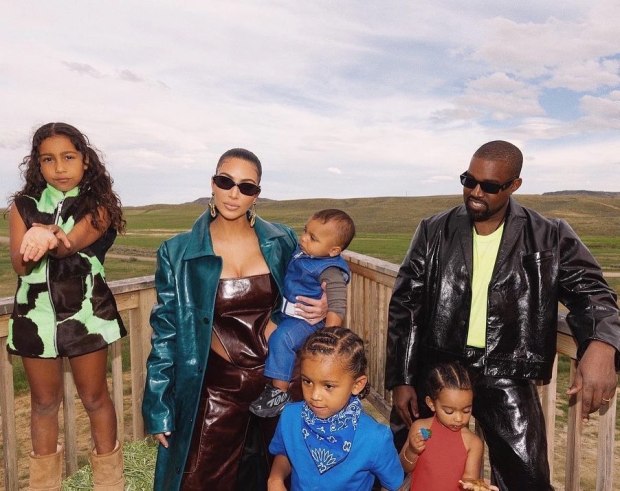 Kim and Kanye have four children together