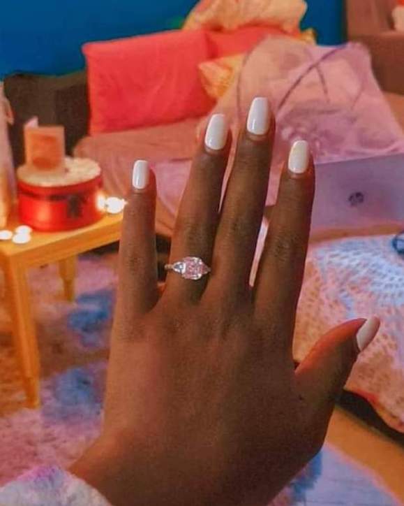 Anne Kansiime showing off a ring
