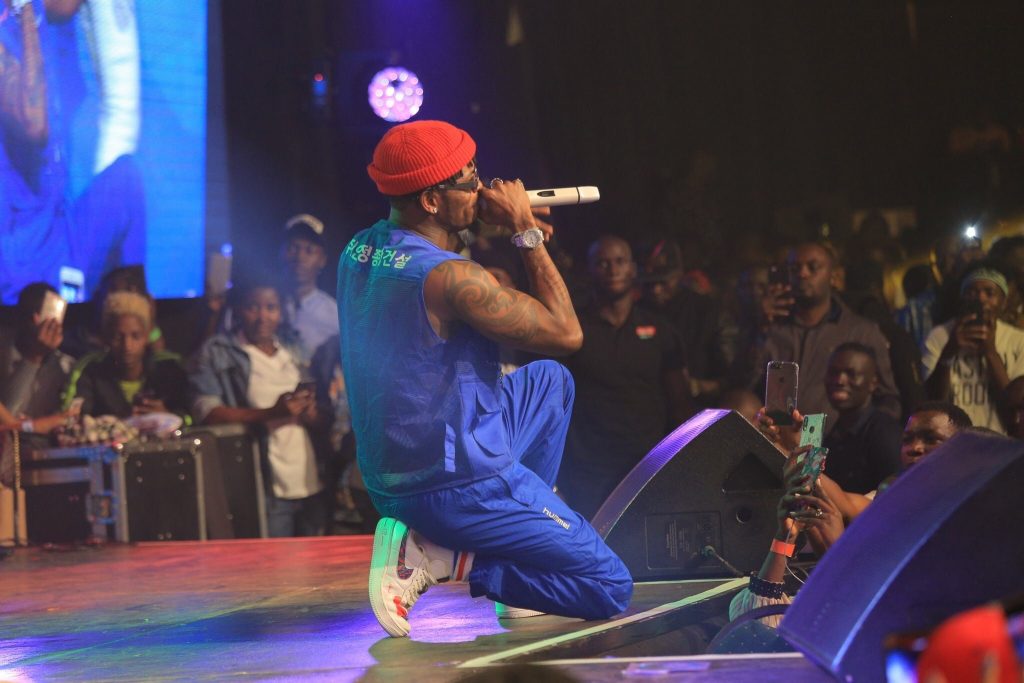 Diamond Platnumz performing at Comedy Store in July 2019