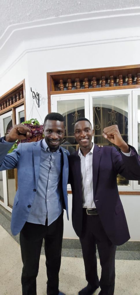 Tamale Mirundi Junior with Bobi Wine