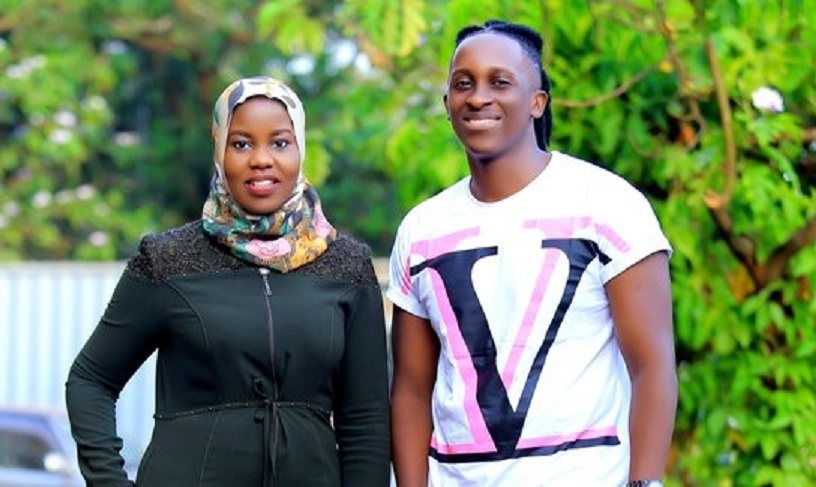 Faridah Nakazibwe with Bruno K