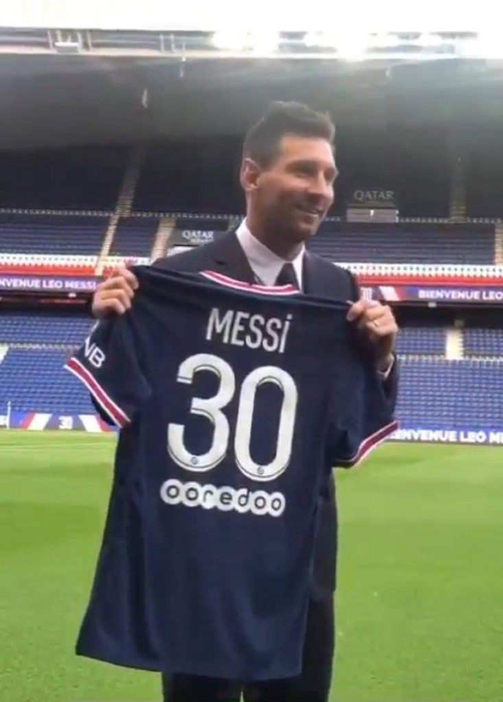 Messi will wear jersey No. 30