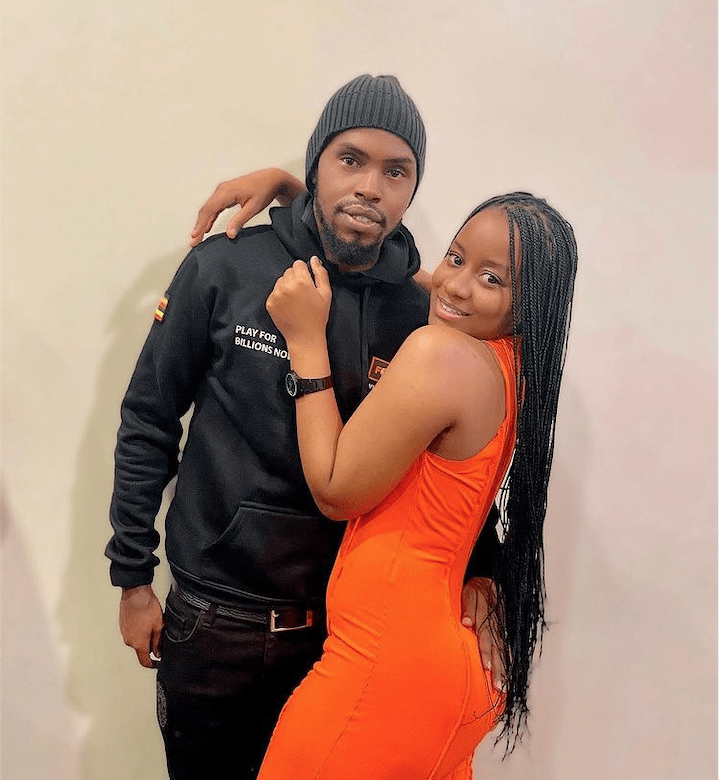 Alex Muhangi with slay queen