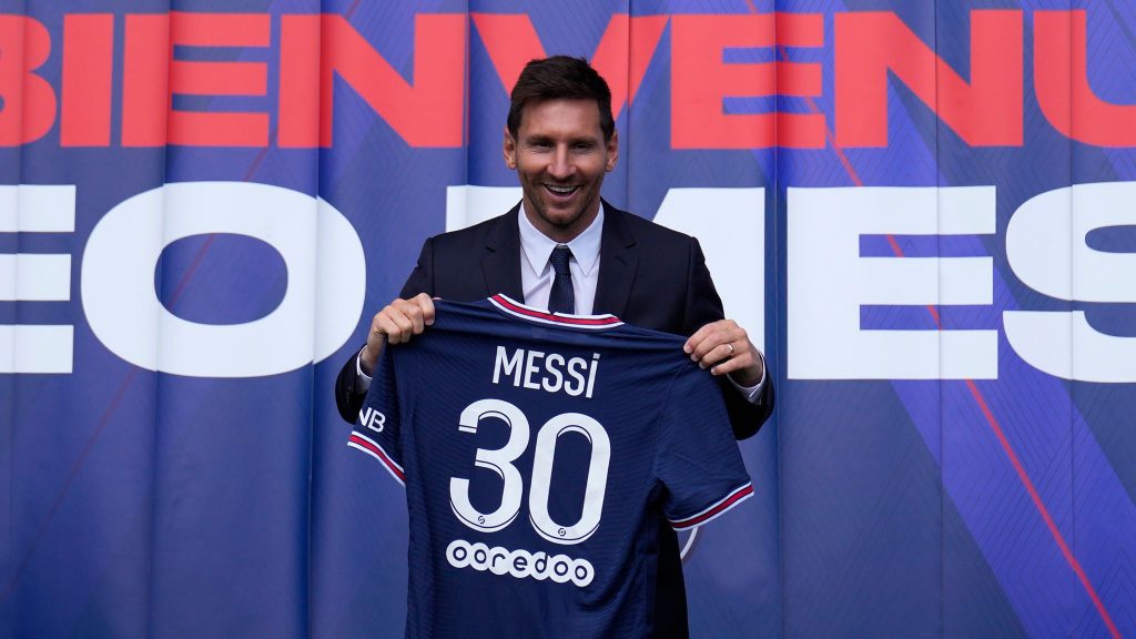 Messi will wear No.30 at PSG