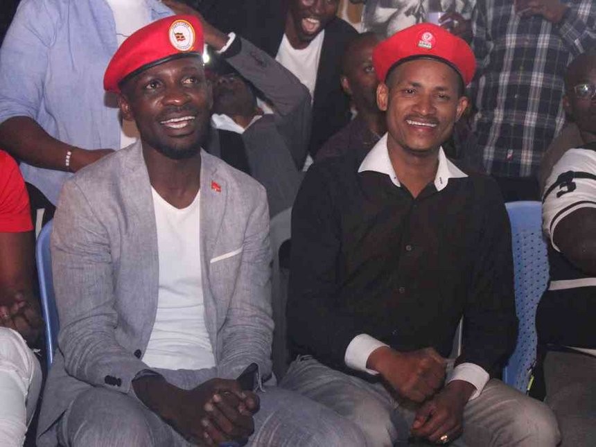 Bobi Wine with Babu Owino
