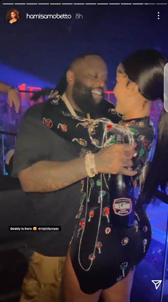 Rick Ross and Hamisa Mobetto