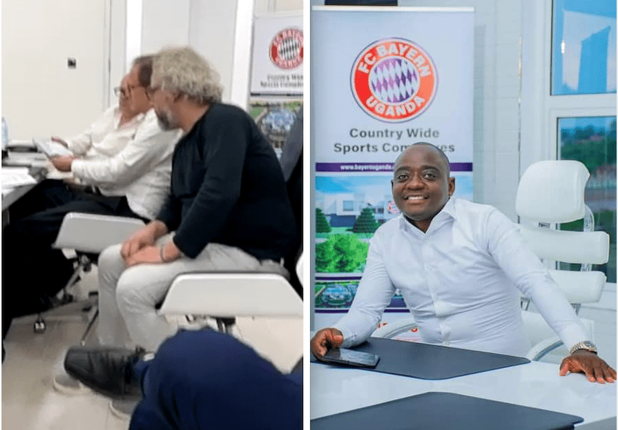 Hamis Kiggundu hosted FC Bayern Munich 'Officials' in Kakungulu - November 2021