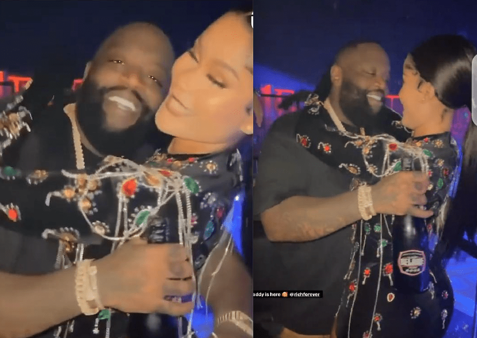 Hamisa Mobetto with Rick Ross