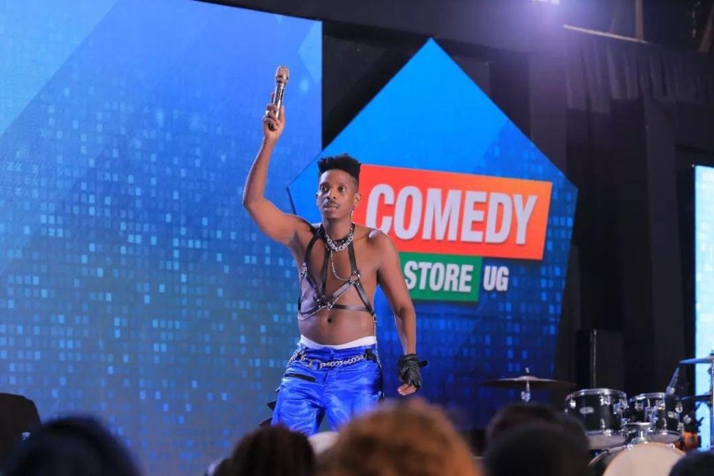Eric Omondi performing at Comedy Store recently