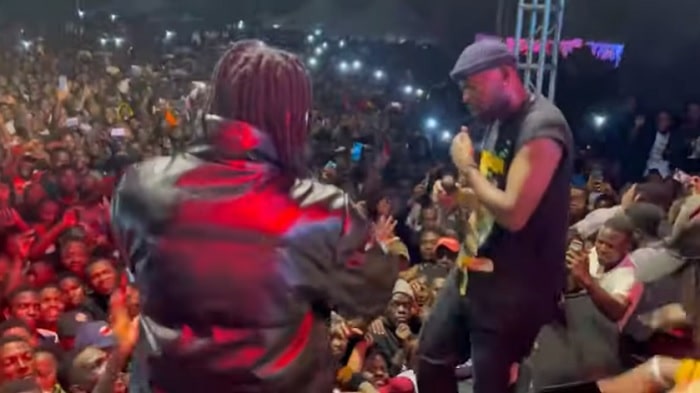 Kenzo performing at Makerere University fresher's ball
