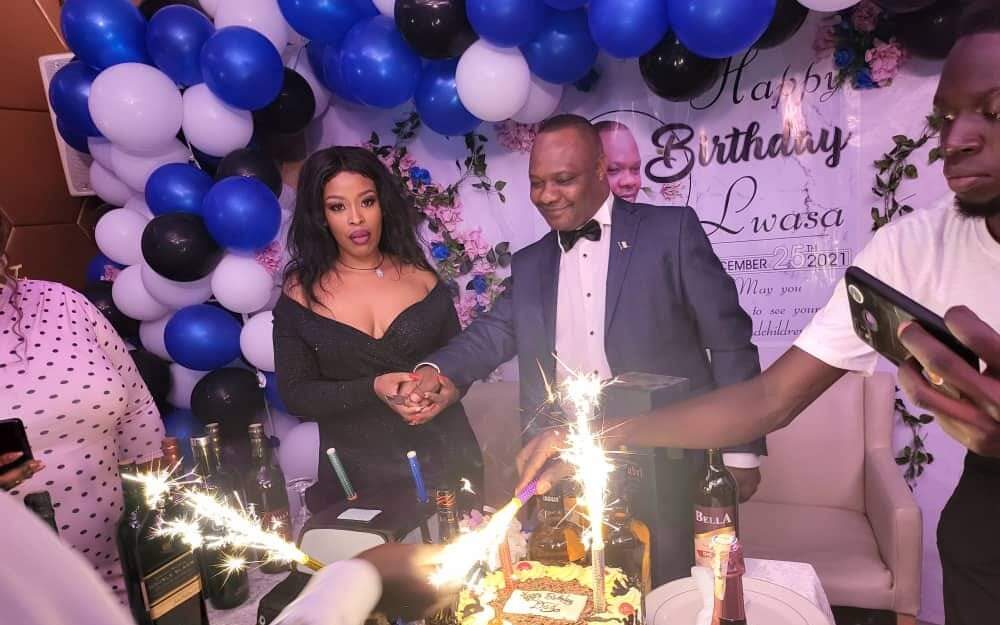 Angel Kwakunda celebrating Lwasa's birthday