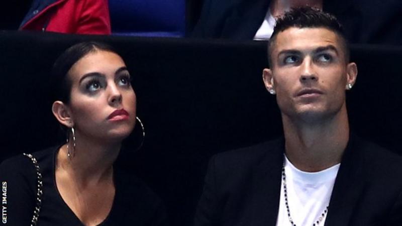 Cristiano Ronaldo and his partner, Georgina Rodriguez