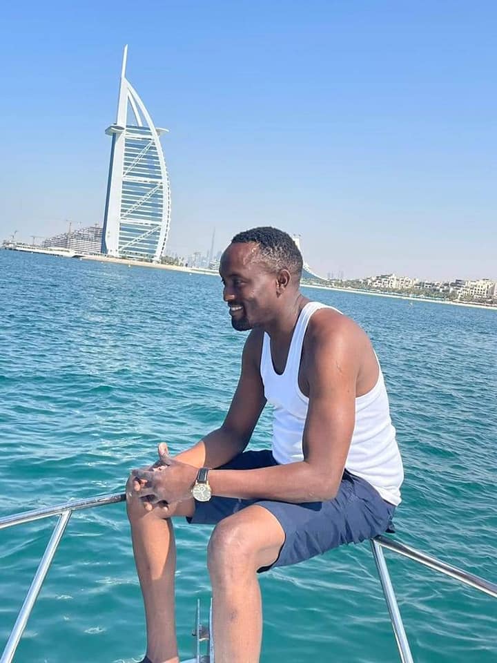 Alex Waiswa Mufumbiro chilling in Dubai