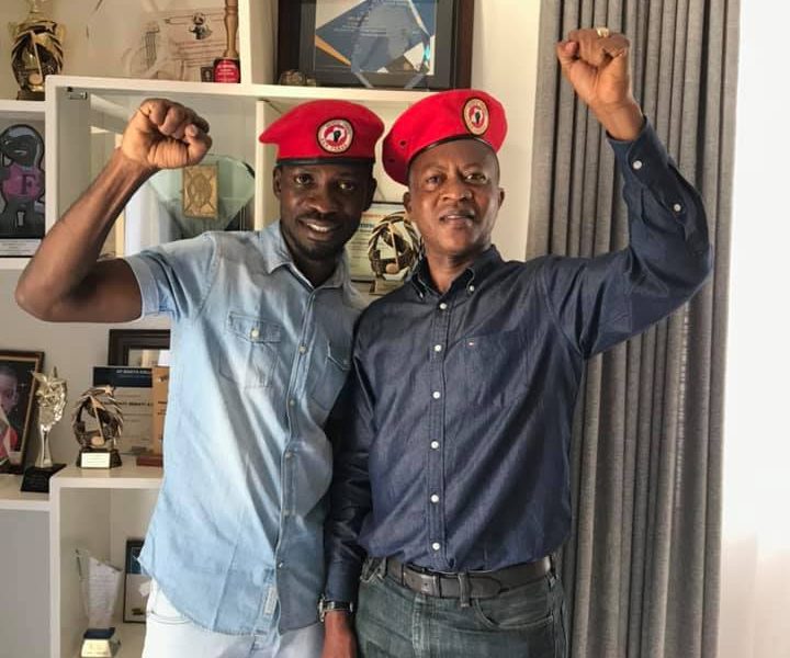 Bobi Wine with Frank Gashumba
