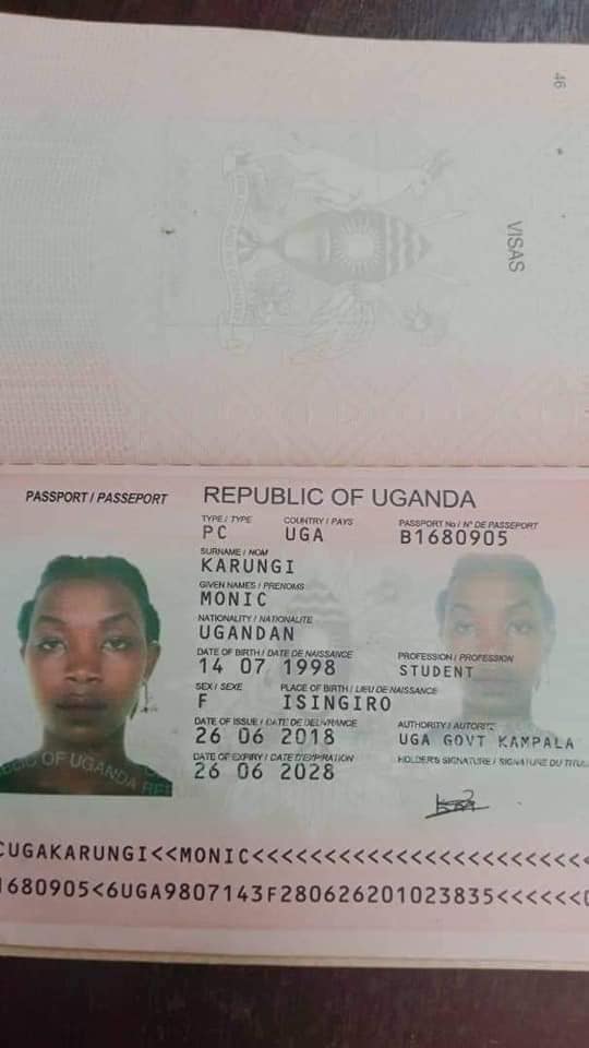 Mona Kizz passport