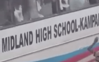 Midland High School school bus
