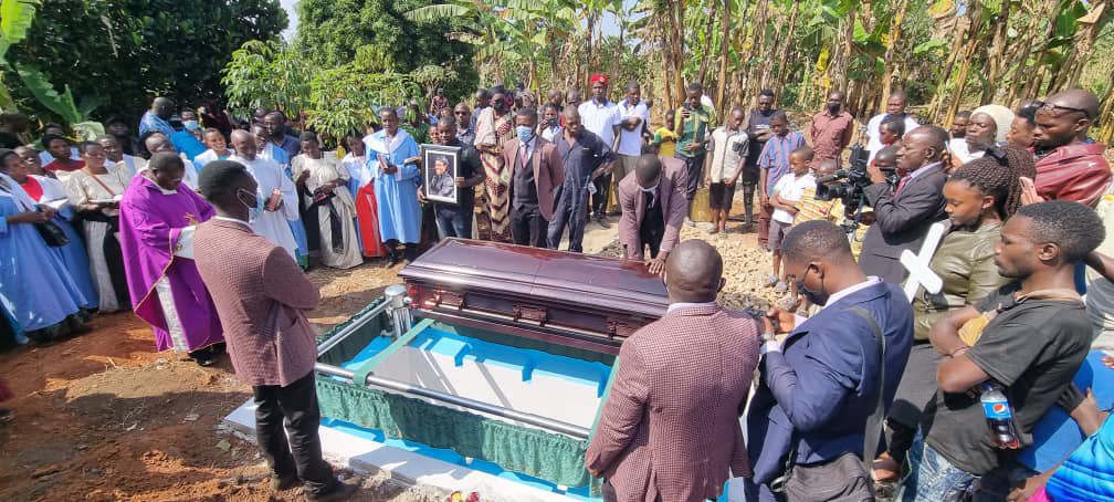 DJ Alex Ndawula was laid to rest today in Lwengo District