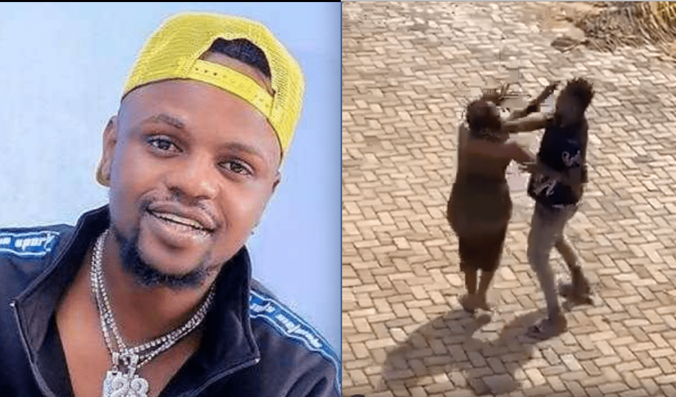 Victor Kamenyo fighting with girlfriend