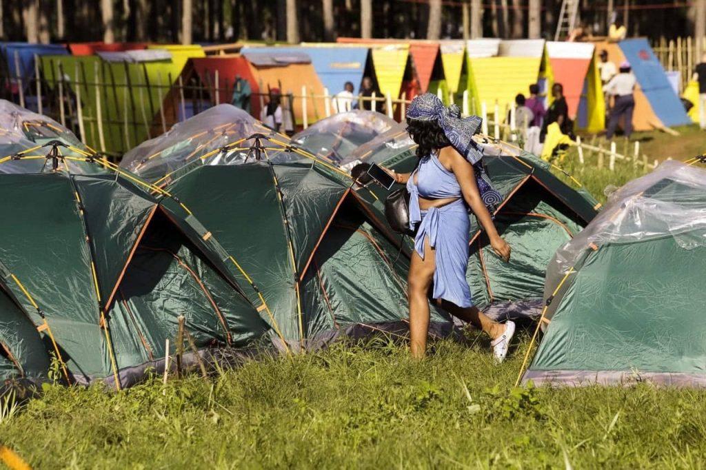 Tents at Nyege Nyege