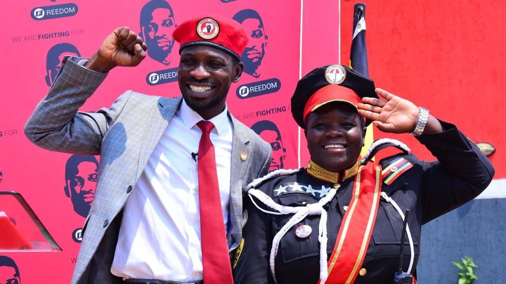 Bobi Wine and Saudah Madaada
