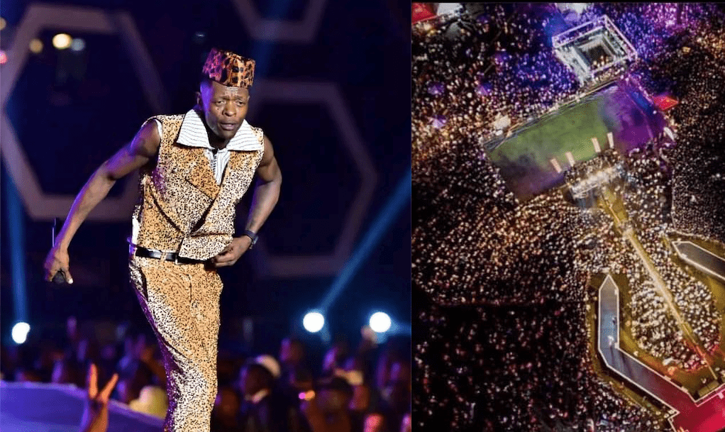 Jose Chameleone performing at Cricket Oval