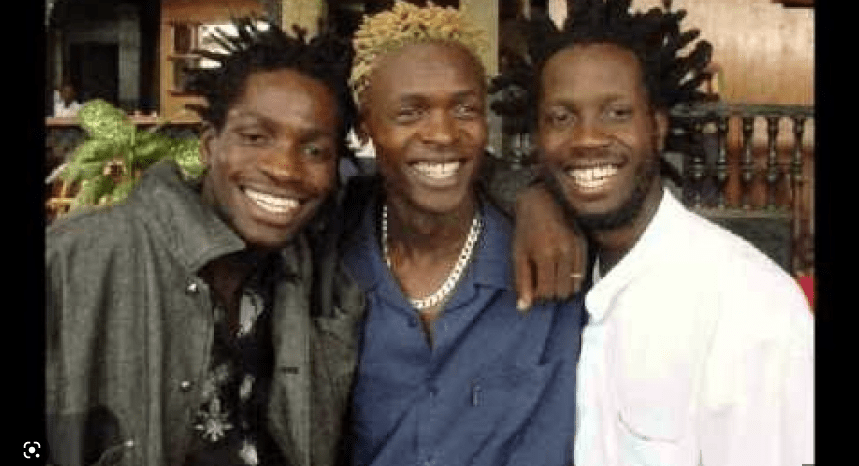  L-R: Bobi Wine, Jose Chameleone and Bebe Cool in 2000s