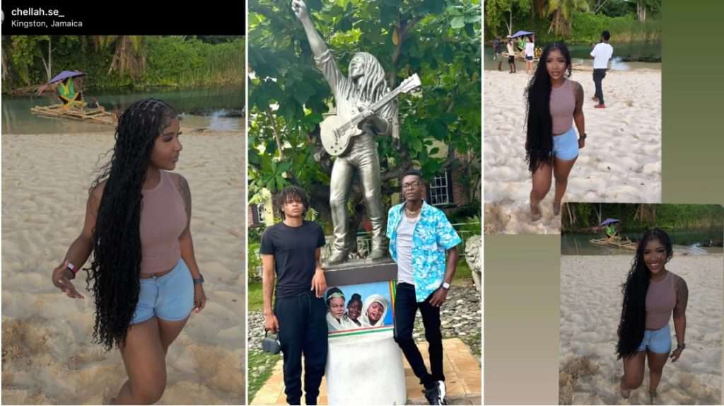 Jose Chameleone, Abba Marcus and Mitchelle in Jamaica